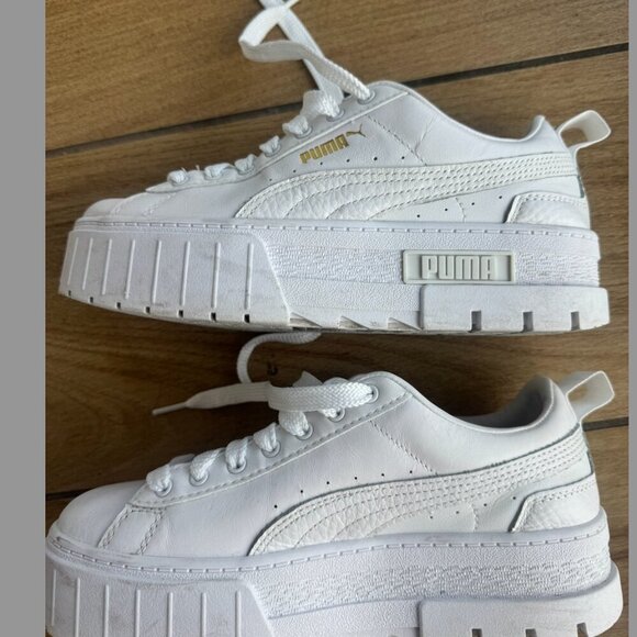 puma Mayze Classic Platform Sneaker size 6.5 - Picture 4 of 6